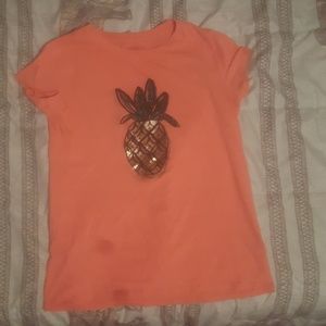 Cat and Jack Pineapple Shirt